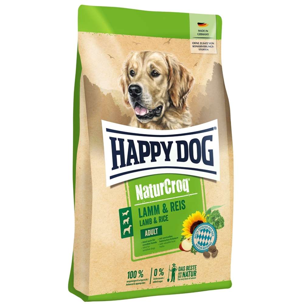 Happy Dog - NaturCroq Lamm & Reis