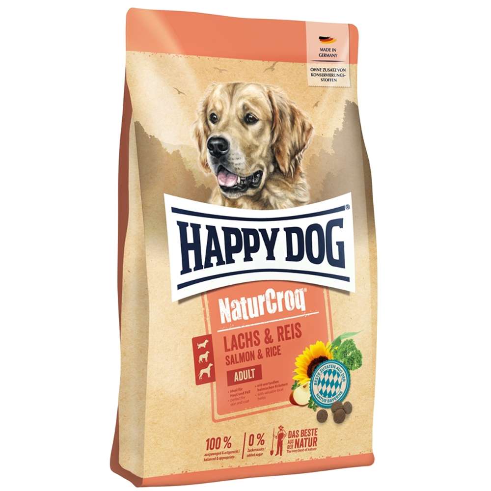 Happy Dog - NaturCroq Lachs & Reis