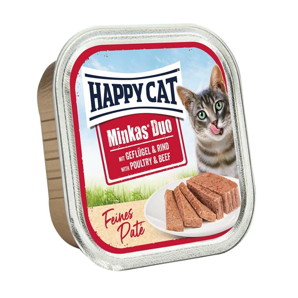 Happy Cat - Schale Minkas Duo Paté 16x100g