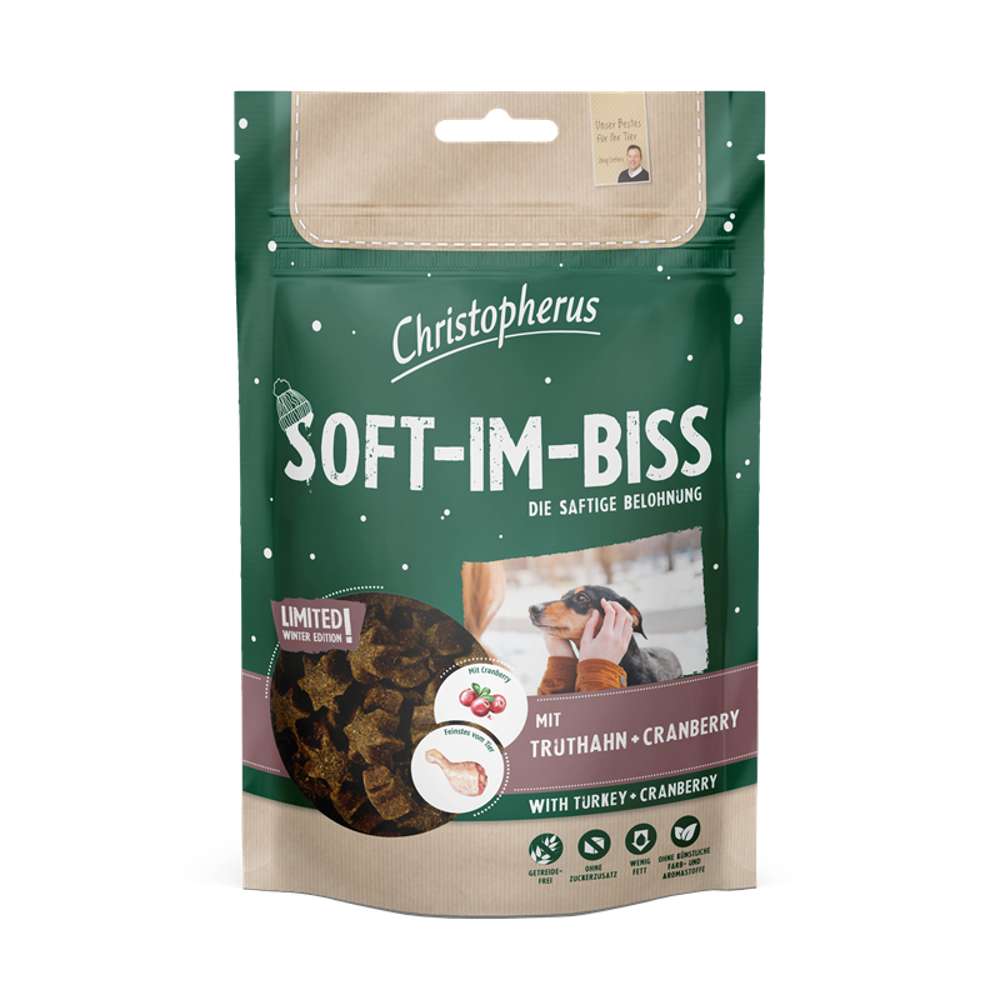 Christopherus Dog - Snack Soft-im-Biss Winter-Edition 12x125g