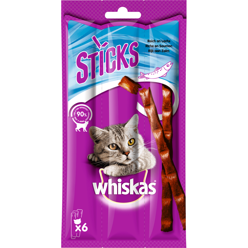 Whiskas Snack Sticks 14 x 6 Stück