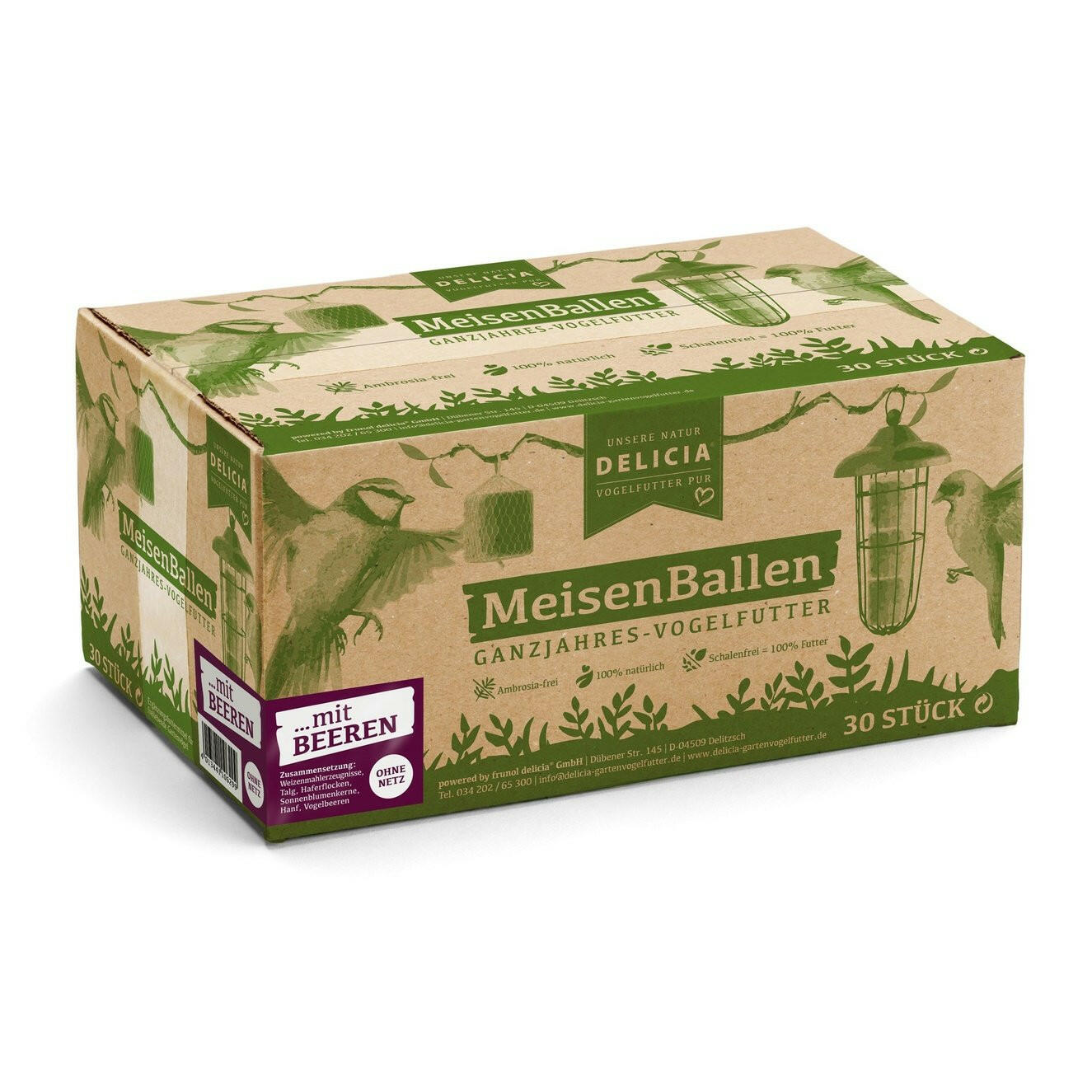 DELICIA MeisenBallen ÖkoPack Beeren & ohne Netz