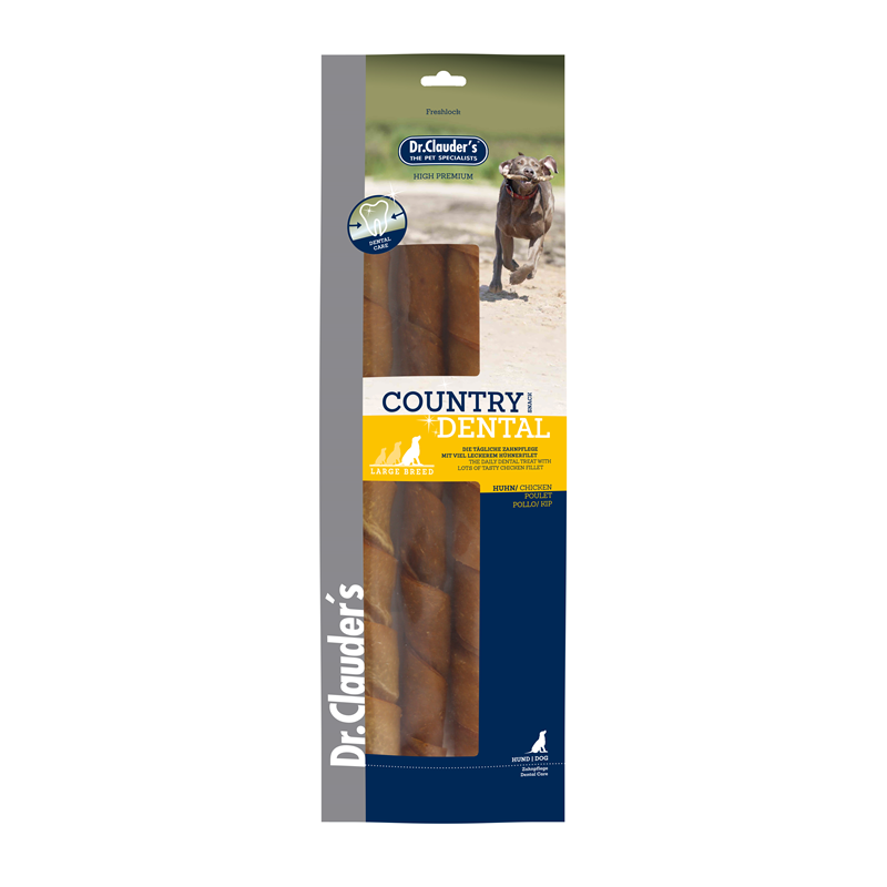 Dr. Clauder's Dog Snack Country Dental Snack Large Breed 8x315g