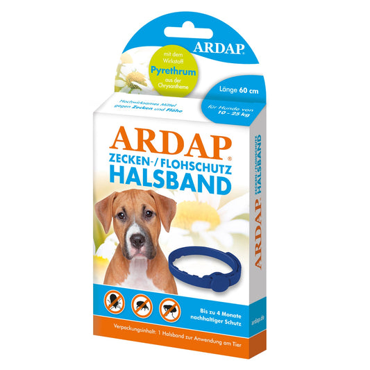Ardap Zecken- u. Flohhalsband Hunde 10-25kg