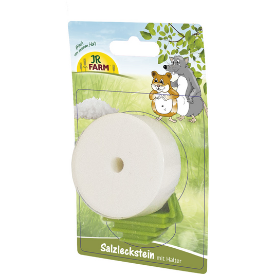 JR Farm Salzleckstein mit Halter 80g