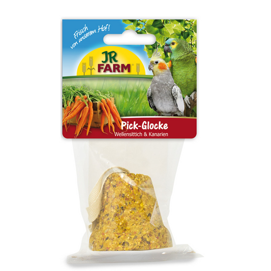JR Birds Pick-Glocke für Wellensittich & Kanarien 150g