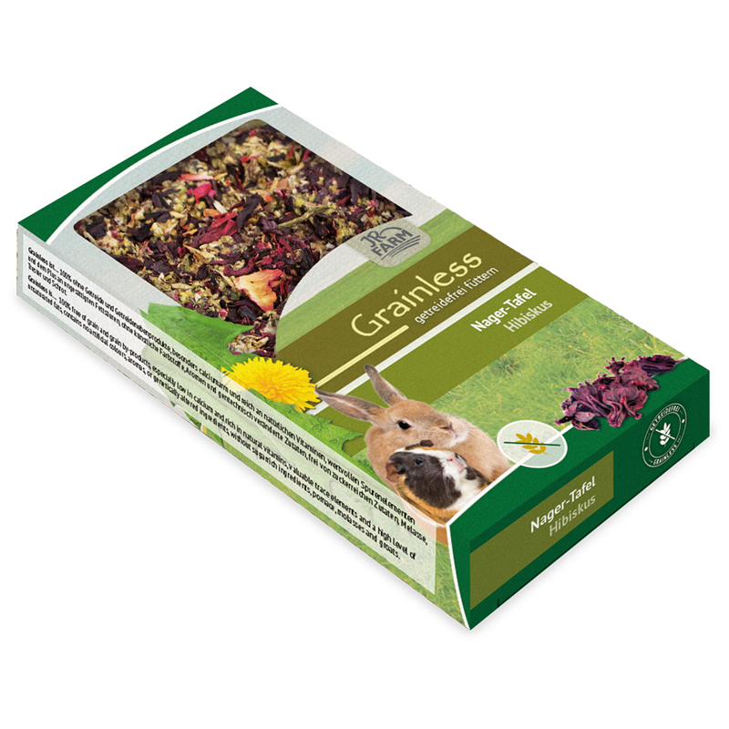 JR Farm Grainless Nager-Tafel Hibiskus