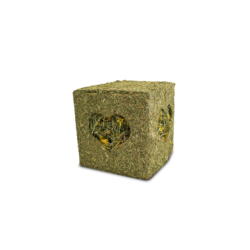 JR Heu-Würfel groß mit Blüten 450g