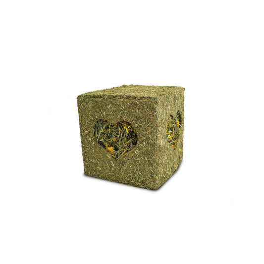 JR Heu-Würfel groß mit Blüten 450g