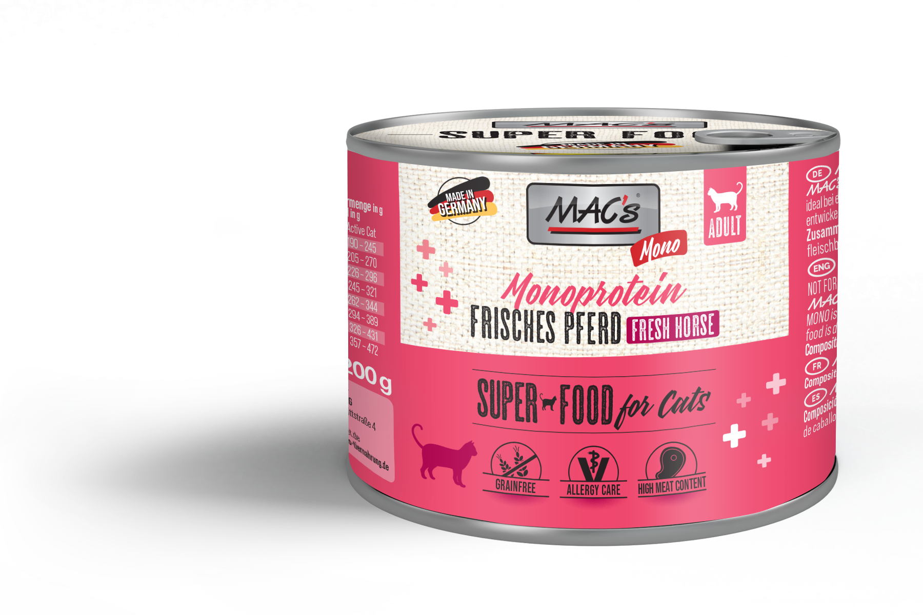 MAC's CAT - Monoprotein Dose 6x200g