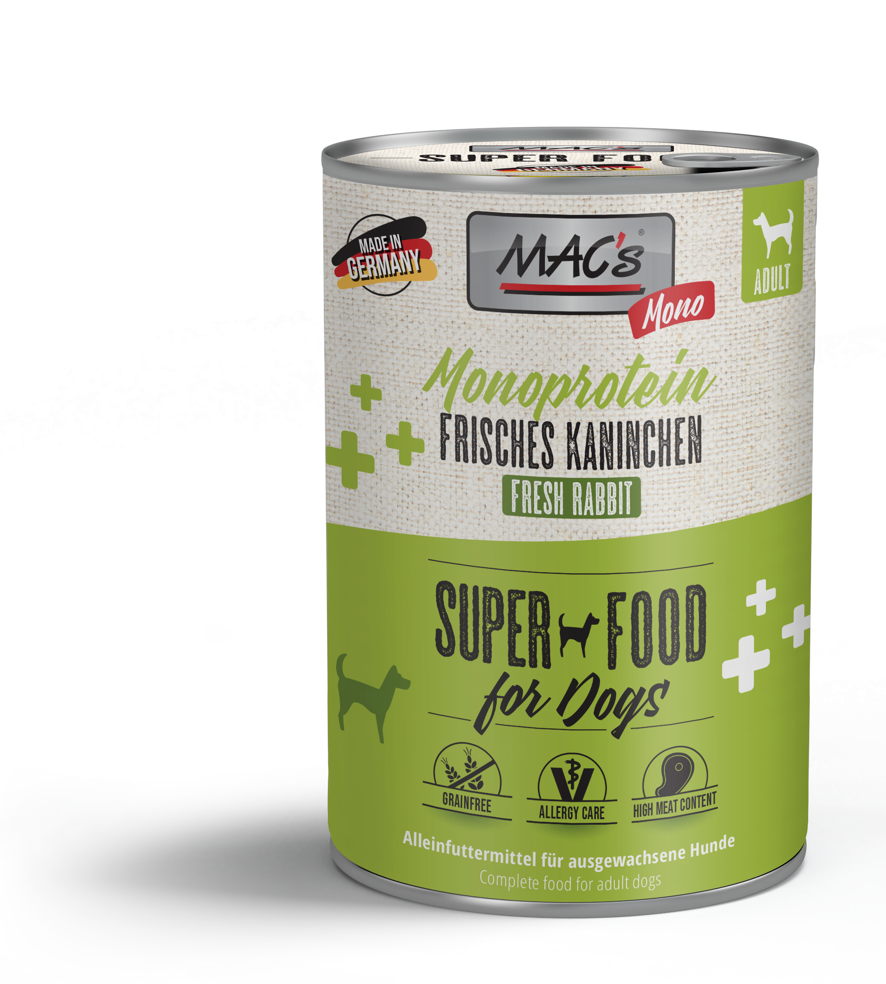 MAC's DOG - Monoprotein Dose 6x400g
