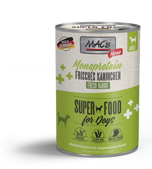 MAC's DOG - Monoprotein Dose 6x400g