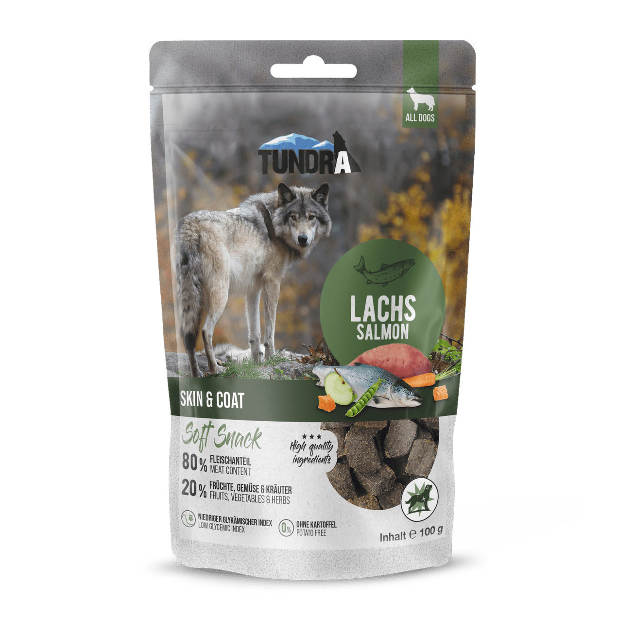 Tundra Skin+Coat Lachs 9x100g