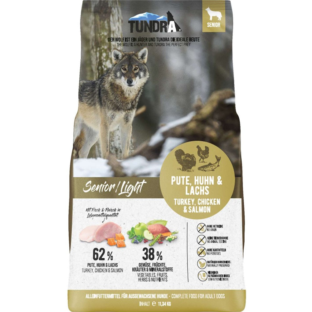 Tundra Dog - Trockenfutter Senior/Light Pute, Huhn & Lachs