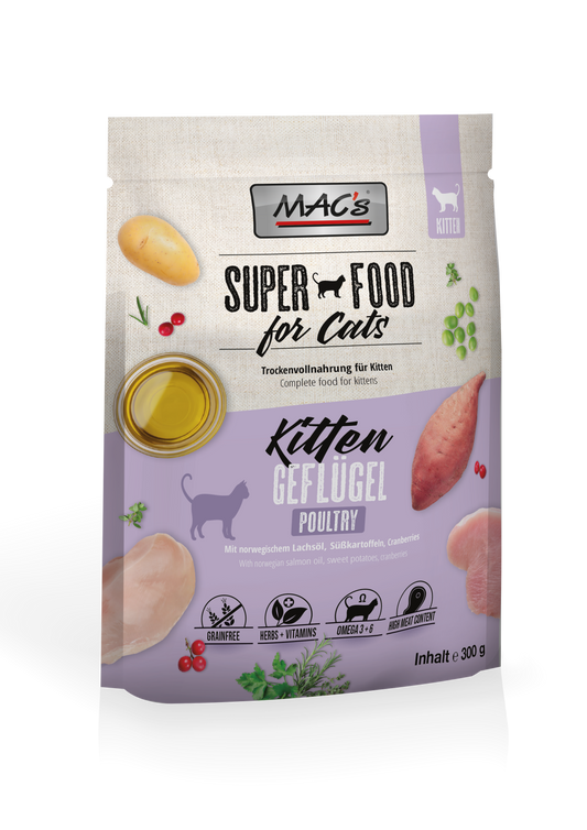 MAC's CAT Trockenfutter - Kitten Geflügel