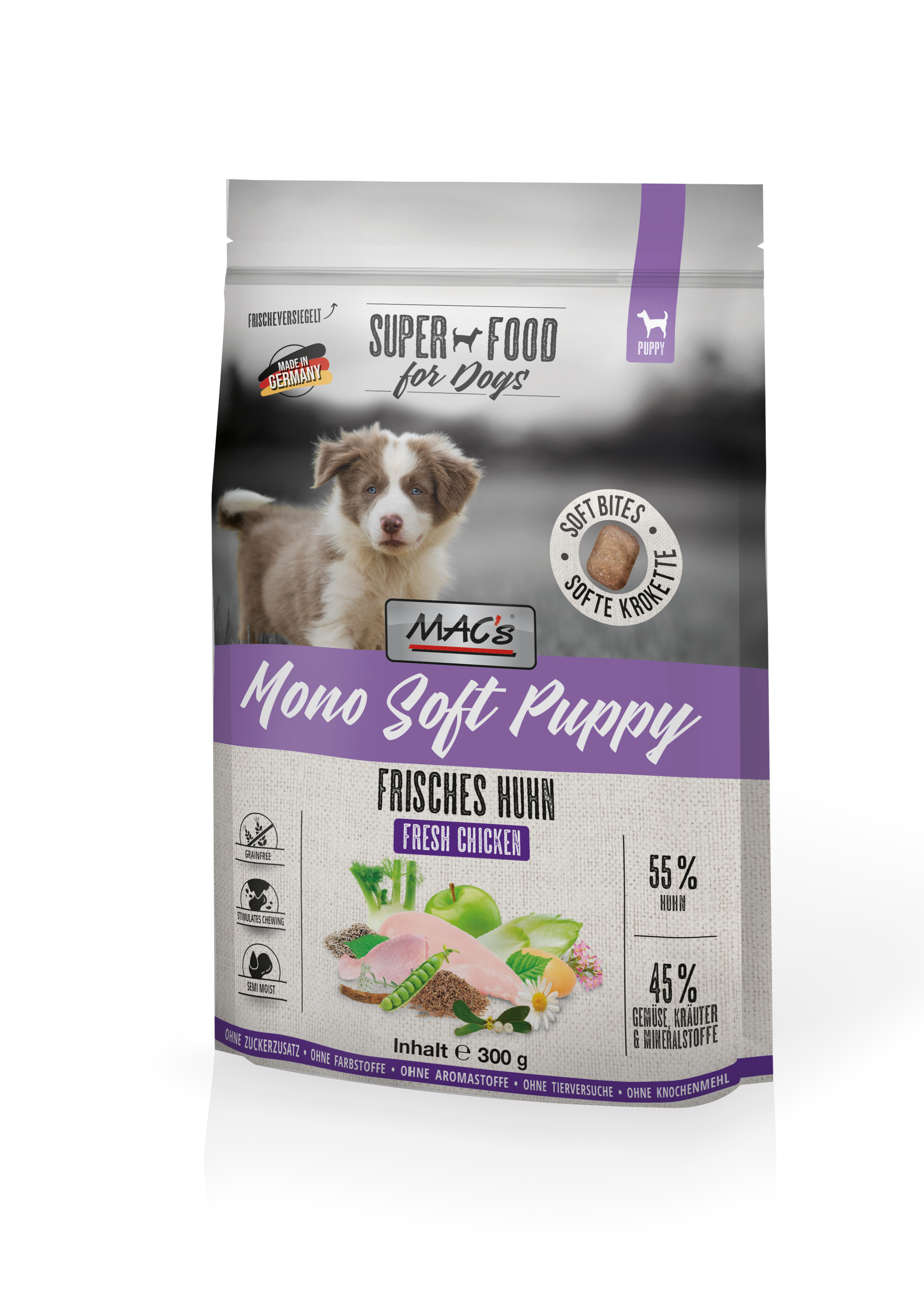 MAC's DOG - Mono Soft Puppy Frisches Huhn