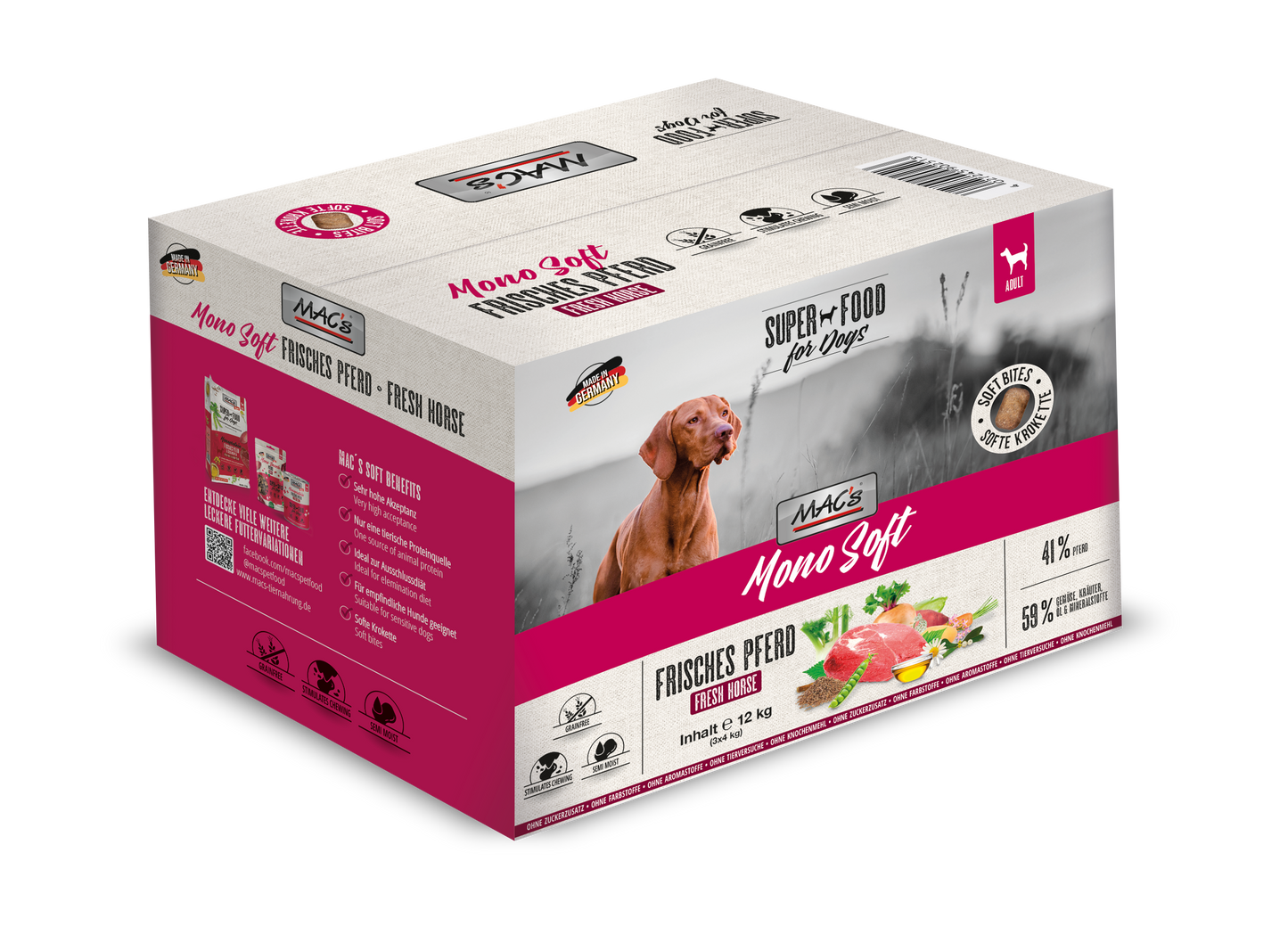 MAC's DOG - Mono Soft Frisches Pferd