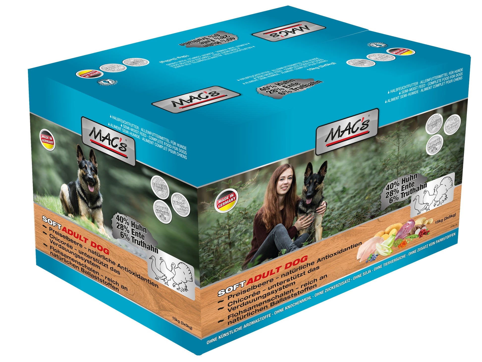 MAC's DOG - Soft Grain Free mit Huhn, Ente und Truthahn