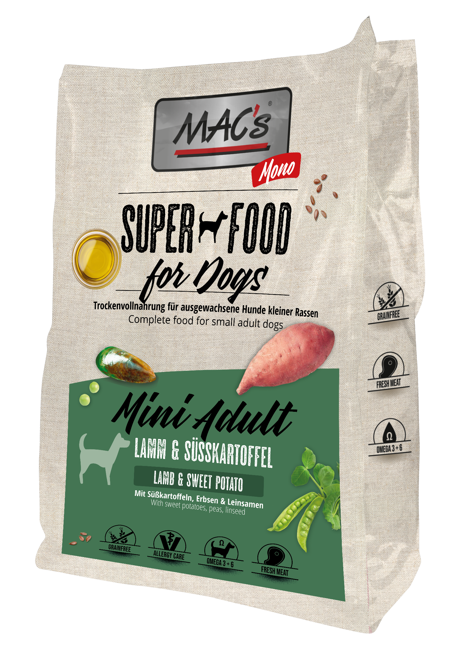 MAC's DOG - Monoprotein Mini Adult Lamm