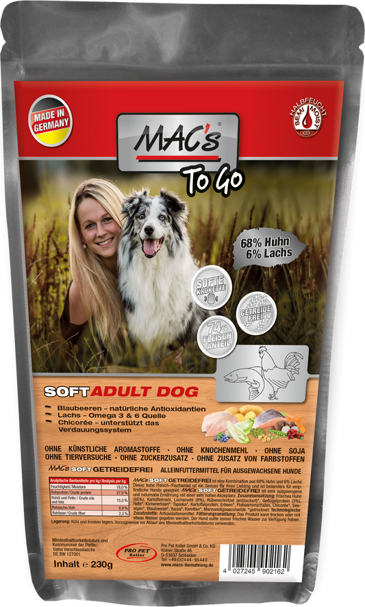 MACs DOG Soft "to go" 6x230g