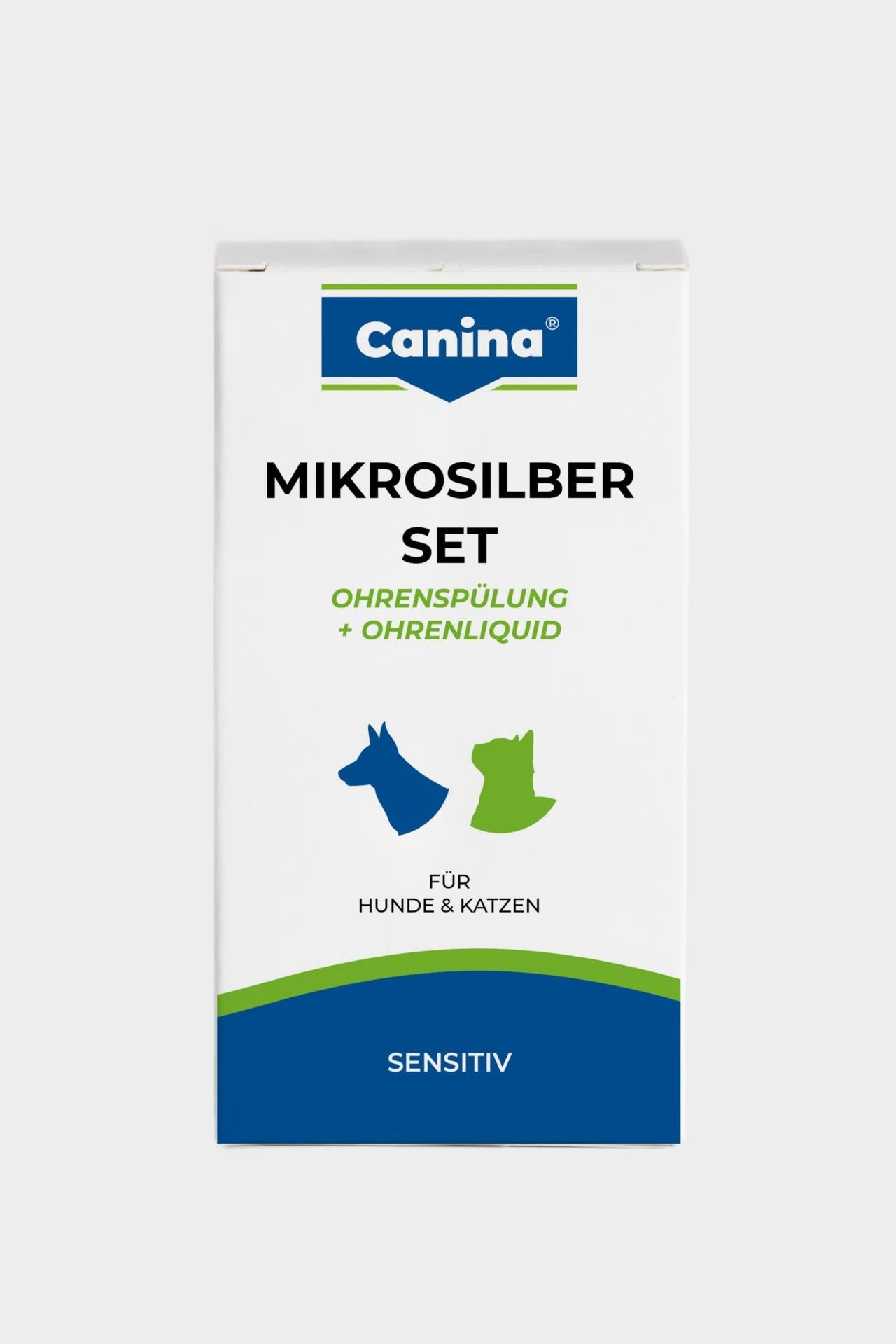 Canina Mikrosilber Ohrenspülung & Liquid Set