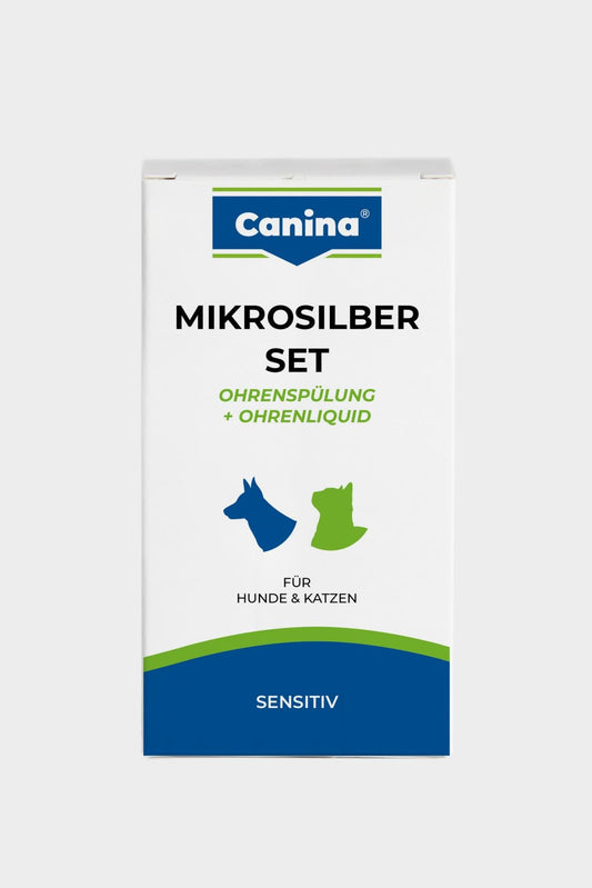 Canina Mikrosilber Ohrenspülung & Liquid Set