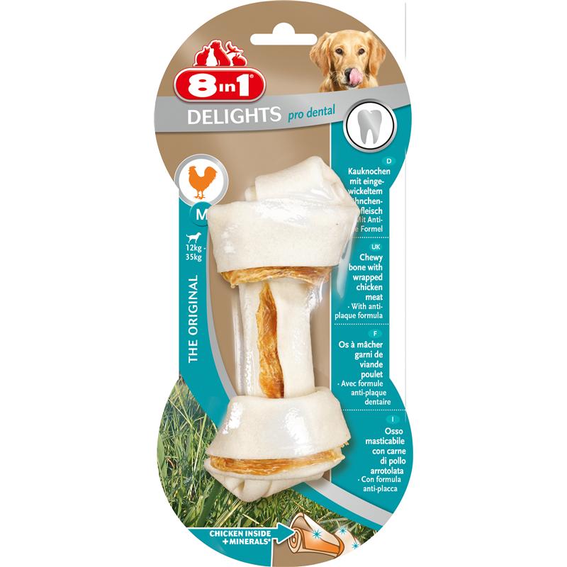 8in1 Delights Kauknochen Pro Dental Chicken