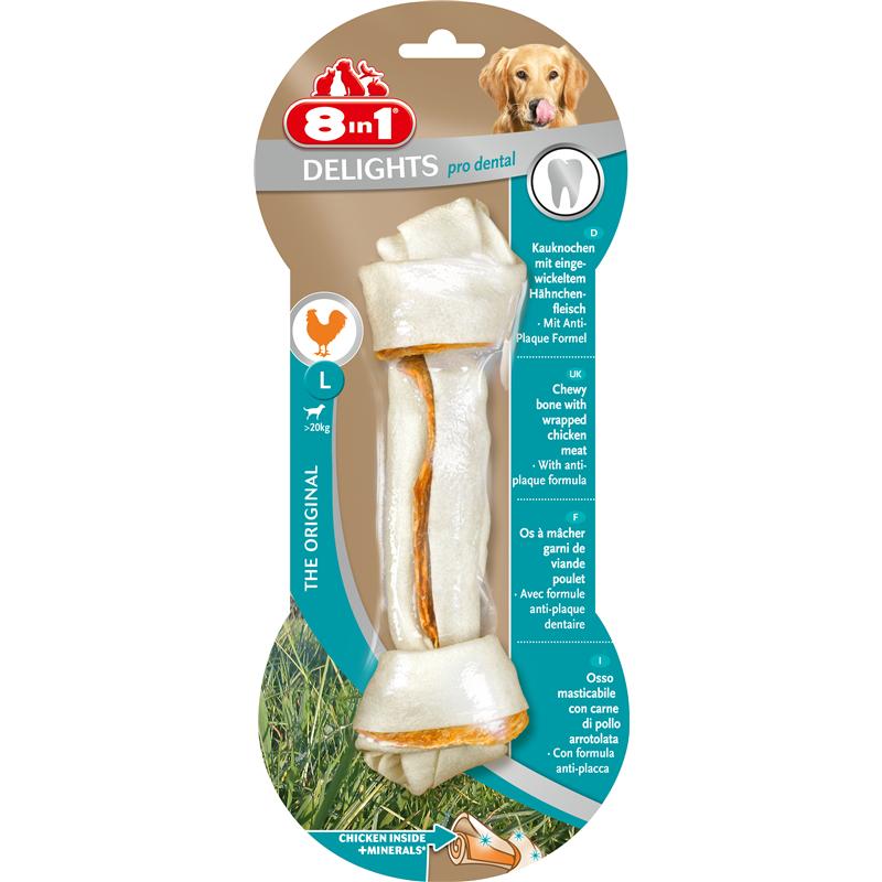 8in1 Delights Kauknochen Pro Dental Chicken