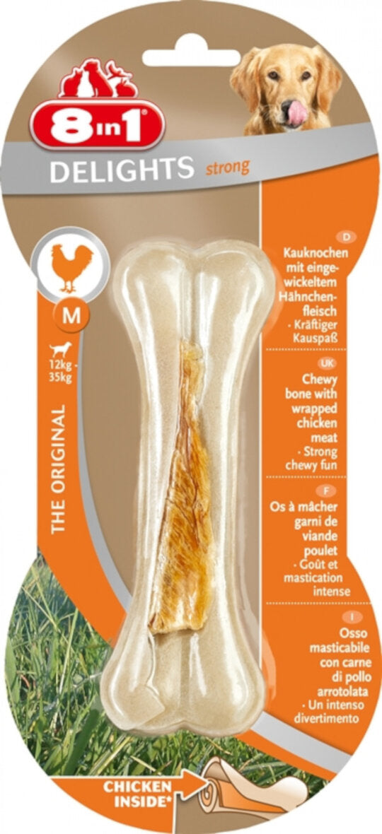 8in1 Delights Kauknochen Strong Chicken