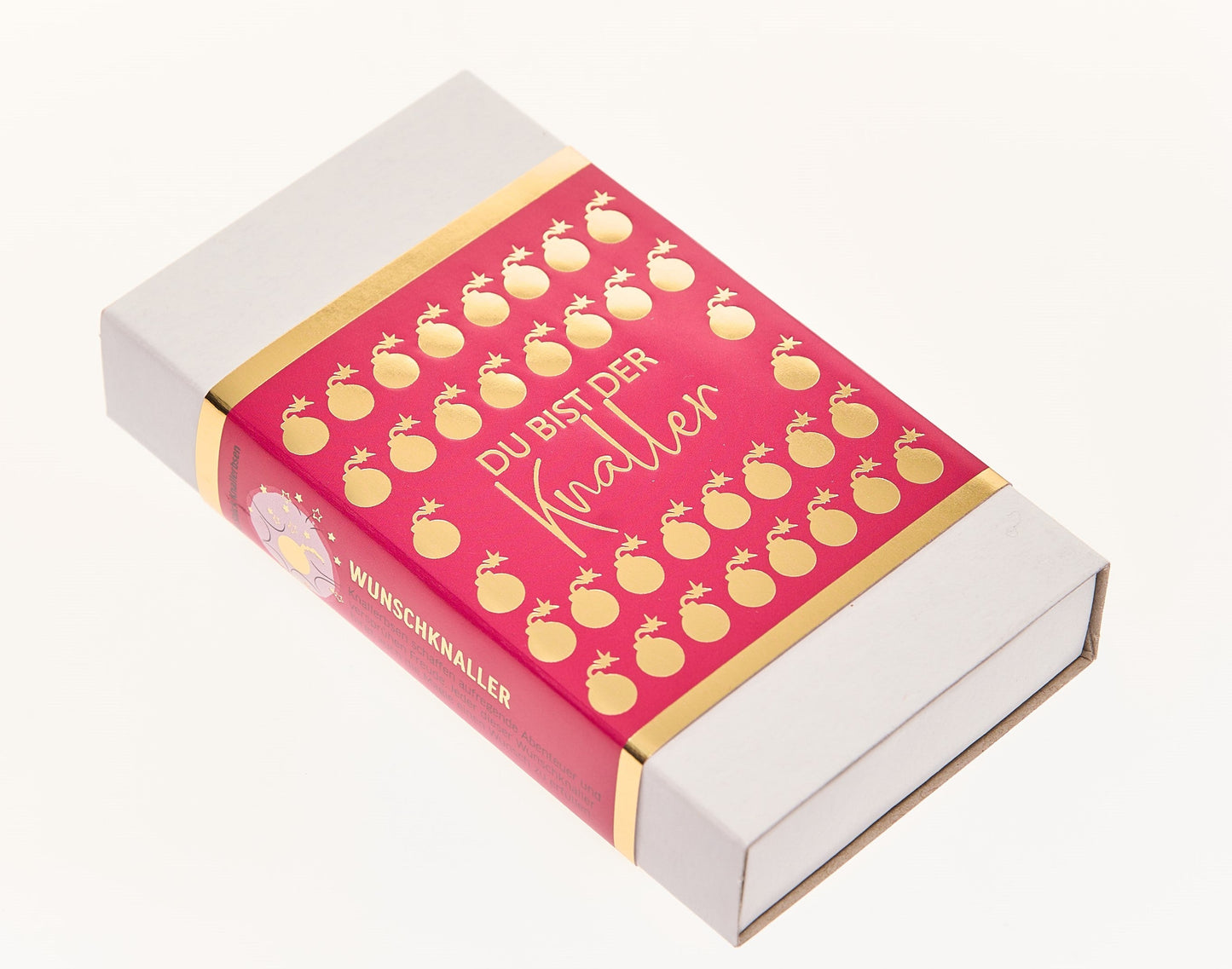 50 Wunschknaller "Du bist der Knaller" pink