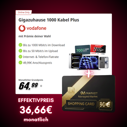 Internet Zuhause mit MediaSaturn + 30€ Shopping-Power