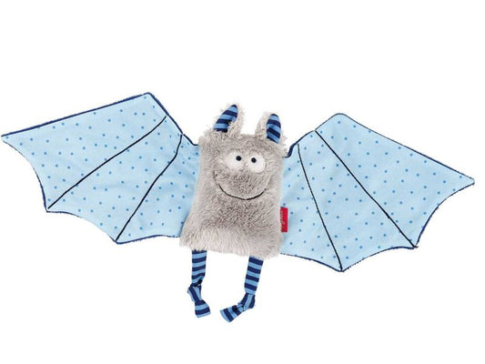 sigikid Schnuffeltuch Fledermaus, hellblau