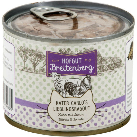Hofgut Breitenberg Cat Kater Carlos Lieblingsragout Huhn 12x180g