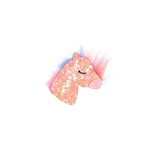 Pferde Haarklammer pink