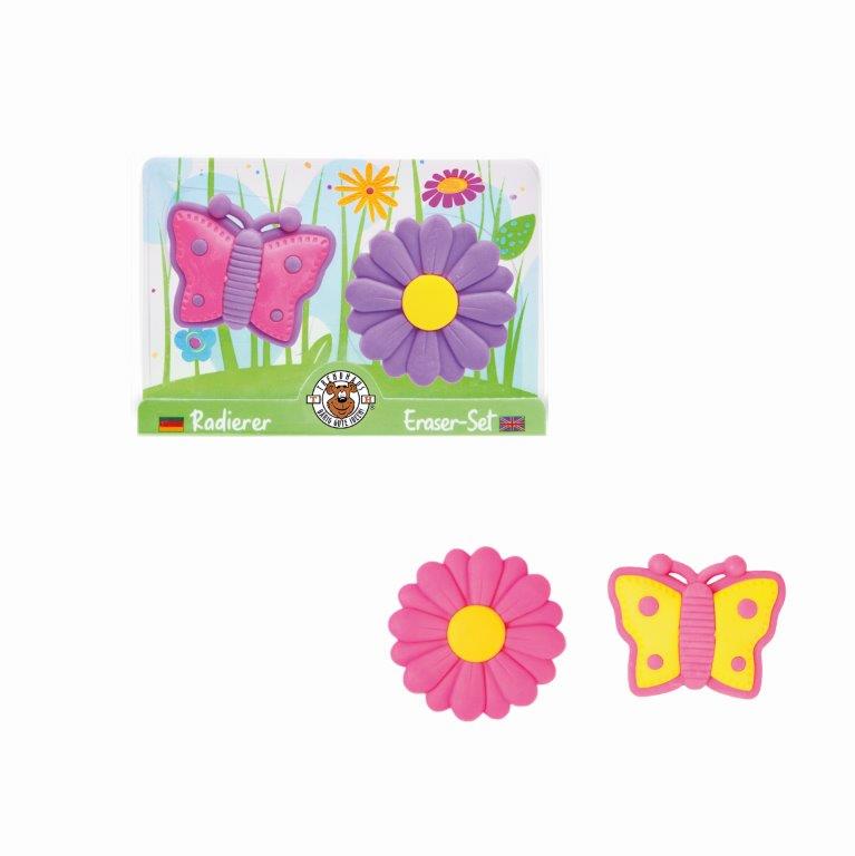 Blume u. Schmetterling Radierer