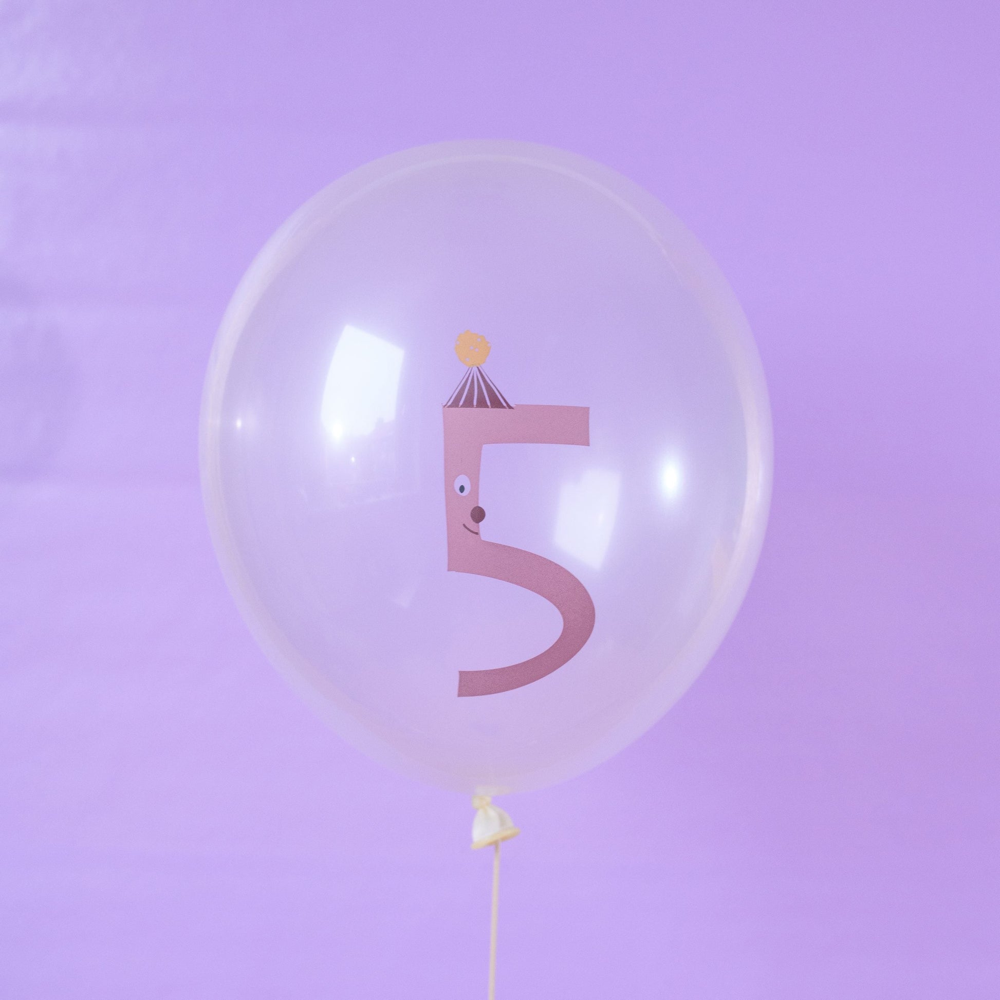 Zahlenballon Nr. 5