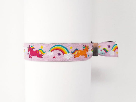 Einlassband Einhorn rosa