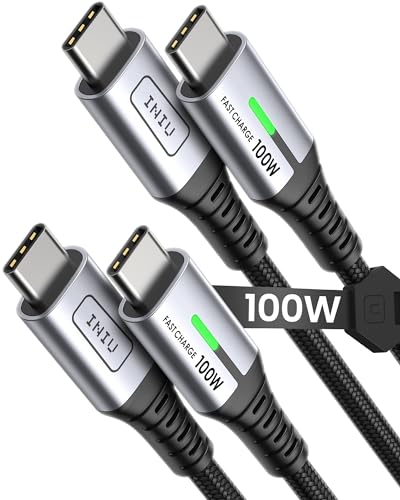 INIU USB C Kabel, 2m - 100W Power - Für Smartphones, Tablets & MacBooks (Notebooks)