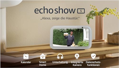 Echo Show 5 (3. Gen.) - Smarter Touchscreen mit Alexa zum Steuern deines Smart Homes