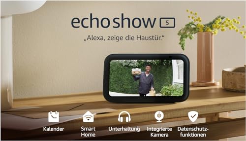 Echo Show 5 (3. Gen.) - Smarter Touchscreen mit Alexa zum Steuern deines Smart Homes