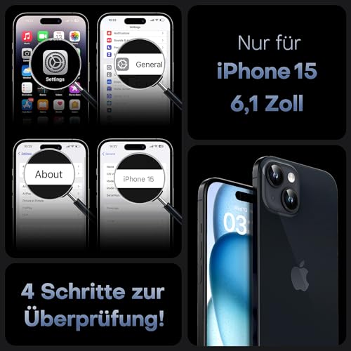 TOCOL 3 in 1 Case für Apple iPhone