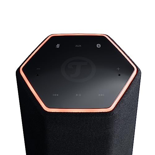 Teufel HOLIST S - 360 Grad Sound Bluetooth Lautsprecher mit Multiroom Funktion & Alexa