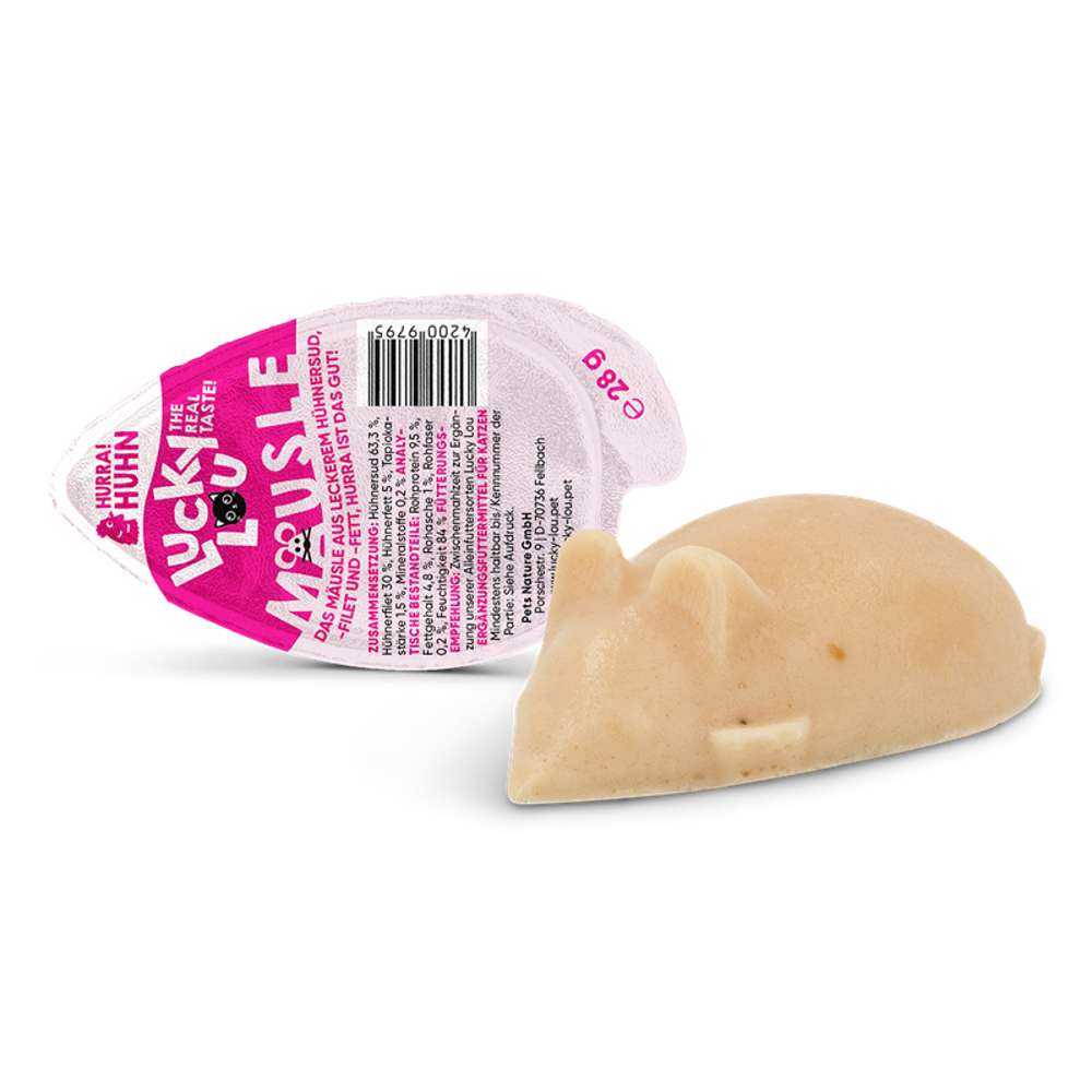 LuckyLou Cat - Snack Mäusle 26x28g