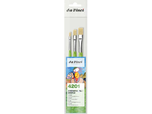 da Vinci Schulpinsel-Set, Synthetic Bristle »Serie 4201«, 3-tlg.