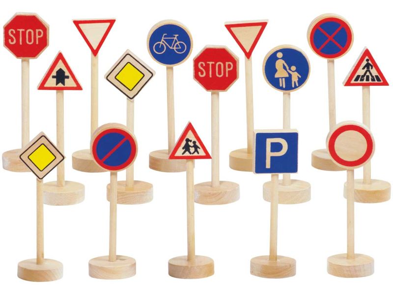 goki Verkehrszeichen, 15 Stück