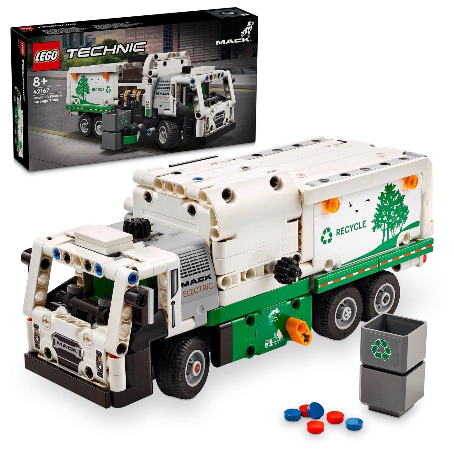 LEGO® Technic 42167 Mack® LR Electric Müllwagen