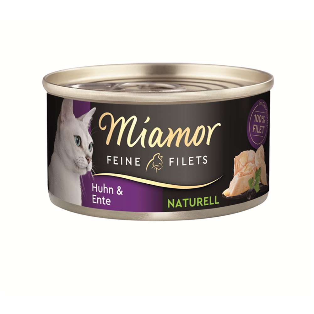 Miamor - Feine Filets Natur Dose 24x80g