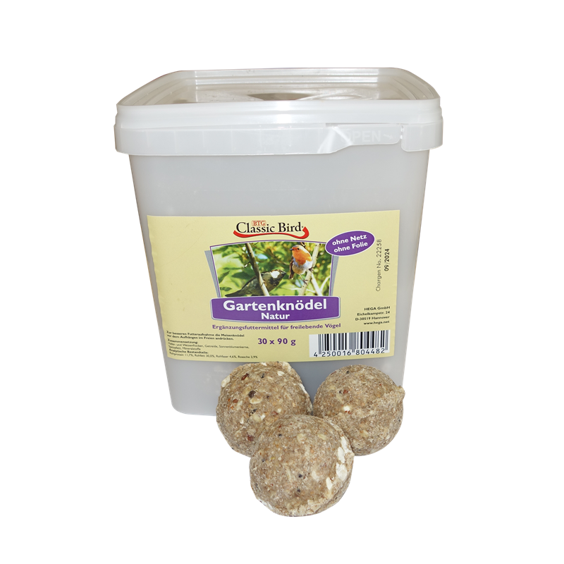 Classic Bird Gartenknödel Natur 30er Knödel oNoF.