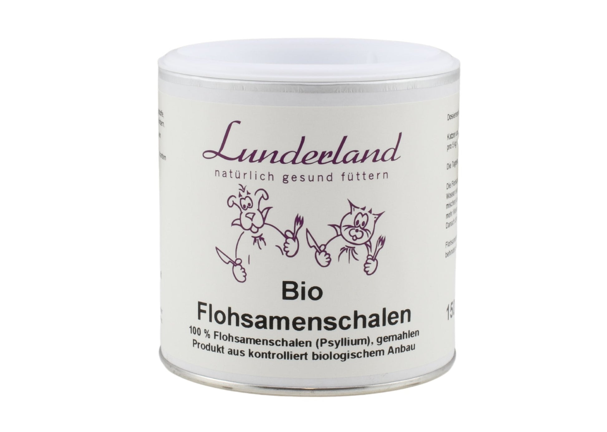 Lunderland Bio-Flohsamenschalen