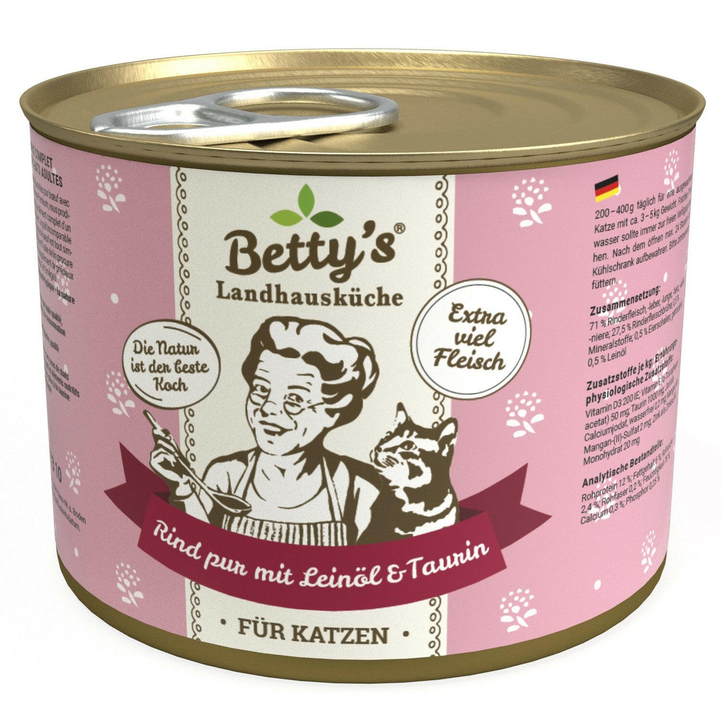 Betty's Katze mit Leinöl 6x200gD